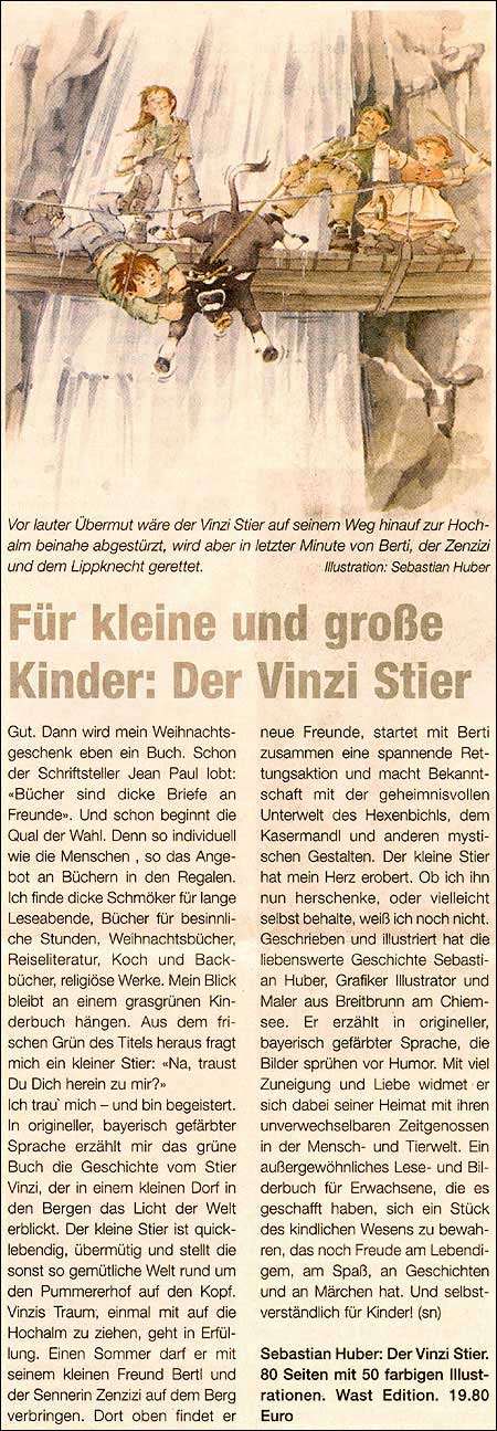 Artikel vom 09.12.2004 aus den Rosenheimer Nachrichten