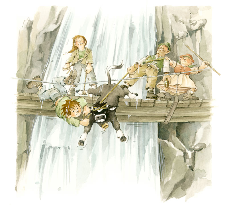 Bertl, Vinzi, Br&uuml;ck, Zenzizi, Oma und Opa